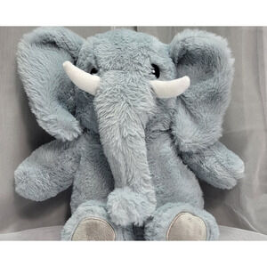 Cozy Friends 15" Grey Elephant Stuffed Plush Reusable Hot/Cold Therapy